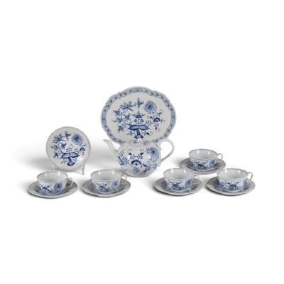 Bild 13-TEILIGES TEESERVICE 'ZWIEBELMUSTER'