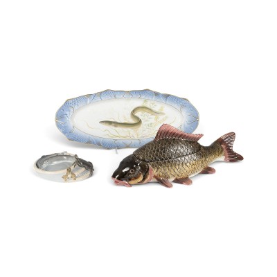 Picture DREITEILIGES KONVOLUT 'FISCHDEKOR'