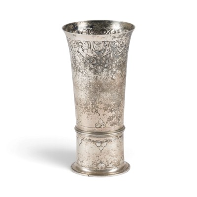 Auction 160<br>BECHER MIT MADONNENTALER VON 1775, MAXIMILIAN III. JOSEPH