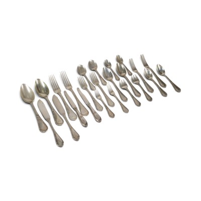 Auktion 160<br>319-TEILIGES UMFANGREICHES BESTECK