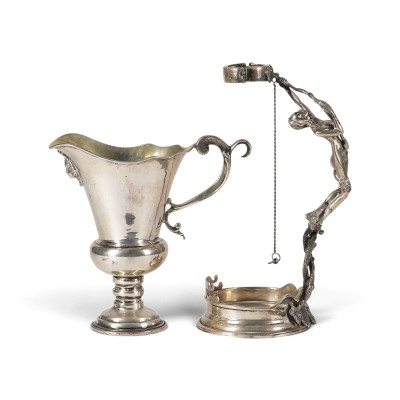 Auction 160<br>FLASCHENHALTER UND KANNE