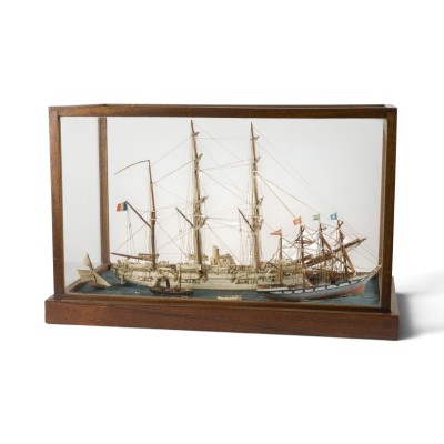 Bild FRANZÖSISCHES KNOCHENSCHIFF-DIORAMA