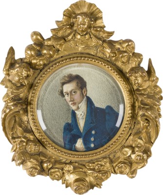 Bild BILDNIS EINES JUNGEN MANNES IN BLAUEM GEHROCK