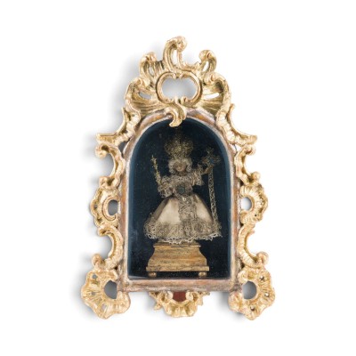 Auction 160<br>SAMMLUNG AUS 5 KLOSTERARBEITEN UND RELIQUIENKÄSTEN