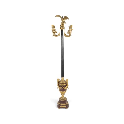 Auction 160<br>MONUMENTALE EMPIRE-STIL BODENGIRANDOLE