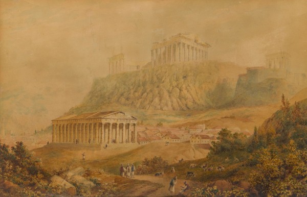 Auction 160<br>BLICK AUF DIE AKROPOLIS VOM THESEUSTEMPEL
