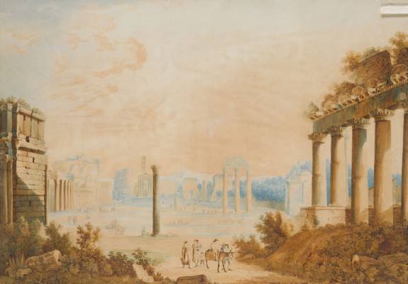 Auktion 160<br>BLICK AUF DAS FORUM ROMANUM, 1813
