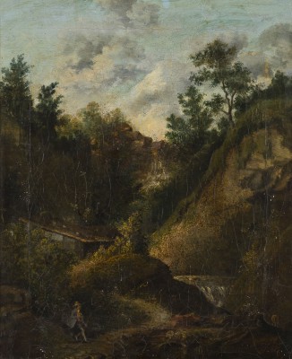 Auktion 160<br>LANDSCHAFT MIT HIRTE