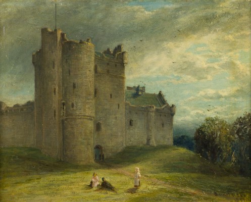 Auction 160<br>LANDSCHAFT MIT BURG, 1899