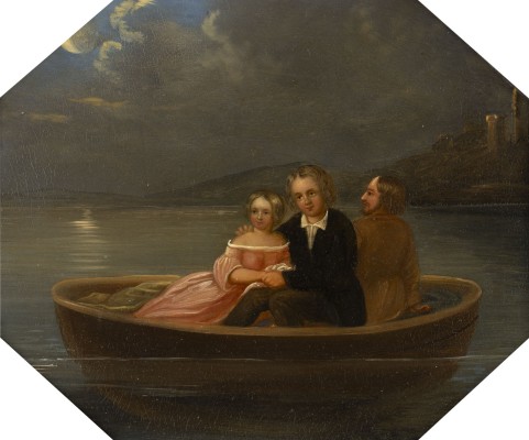 Auktion 160<br>NÄCHTLICHE KAHNFAHRT, um 1820-1830