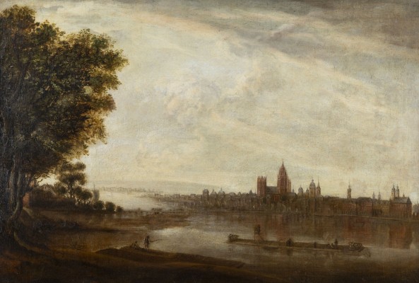 Auktion 160<br>ANSICHT VON MAINZ AM RHEIN, 1824