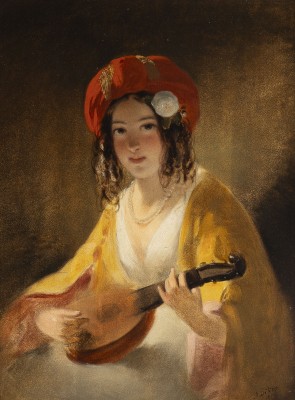 Auktion 160<br>LAUTENSPIELERIN, 1845