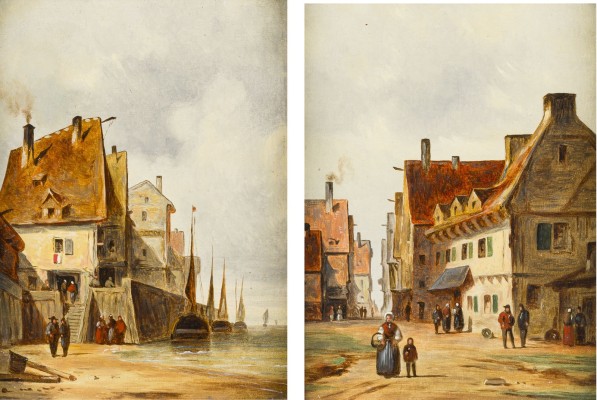 Auction 160<br>ZWEI STADTANSICHTEN