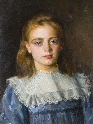 Auktion 160<br>MÄDCHENPORTRÄT, 1905