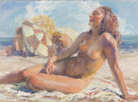 Auction 160<br>WEIBLICHER AKT AM STRAND