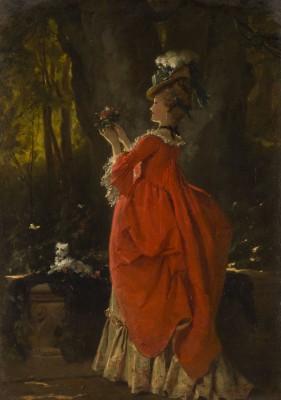Auction 160<br>ELEGANTE DAME IM PARK