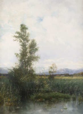 Auction 160<br>VORALPENLANDSCHAFT, 1890