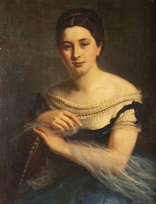 Auction 160<br>DAMENPORTRÄT, 1870