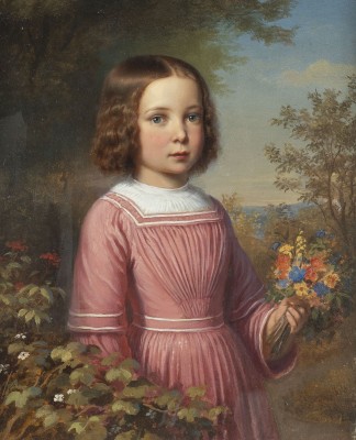 Auktion 160<br>MÄDCHEN IN LANDSCHAFT