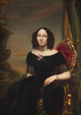 Auktion 160<br>PORTRAIT EINER DAME, 1840