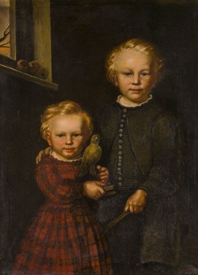 Auktion 160<br>GESCHWISTERPORTRÄT, Cassel 1871