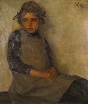 Auktion 160<br>MÄDCHENBILDNIS, 1922