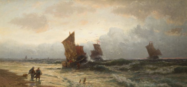 Auction 160<br>KÜSTENFISCHER IN RAUHER SEE