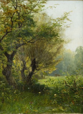 Auction 160<br>LANDSCHAFT MIT SCHMETTERLING