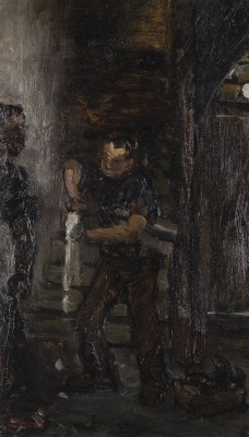 Auktion 160<br>'LANDARBEITER MIT EINEM GLAS STARKBIER'