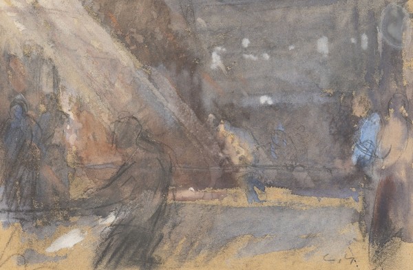 Auktion 160<br>STUDIE ESSEN. SCHMELZOFEN BEI KRUPP. 1905
