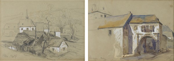 Auction 160<br>ZWEI ARBEITEN: LISSINGEN, OBERBURG. 1897 / MÜLLEN. 12/10 1896