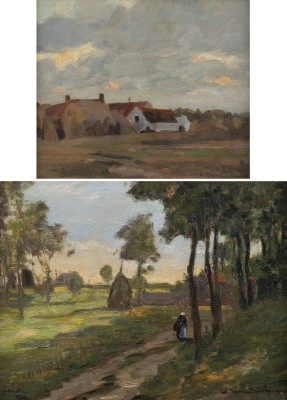 Auktion 160<br>ZWEI LANDSCHAFTEN