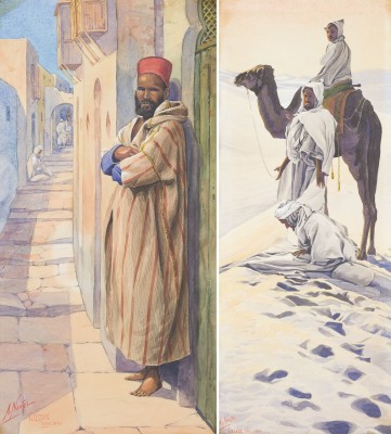 Auktion 160<br>ZWEI WERKE MIT ORIENTALISCHEM MOTIV