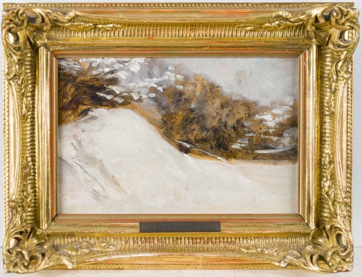 Auktion 160<br>ÖLSTUDIE: WINTERPARTIE