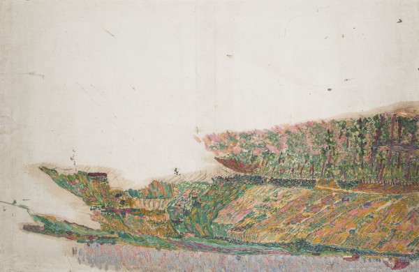 Auktion 160<br>LANDSCHAFT MIT WEINBERGEN (unvollendet)