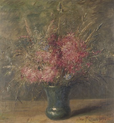Auction 160<br>Wiesenblumen in blauer Vase, 1896