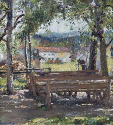 Auktion 160<br>BIERGARTEN, 1920