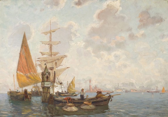 Auktion 160<br>FISCHER IN DER VENEZIANISCHEN LAGUNE