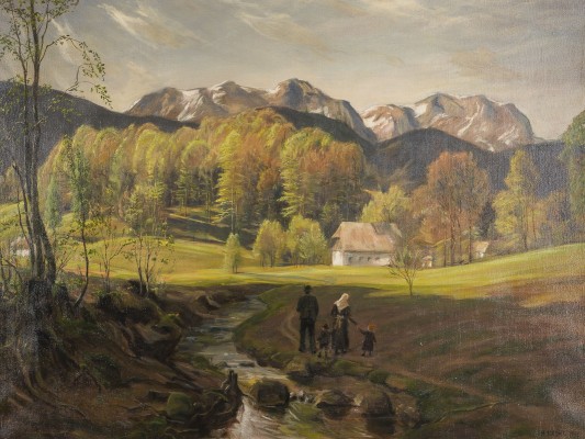 Auction 160<br>DIE FAMILIE KEHRT NACH HAUSE ZURÜCK