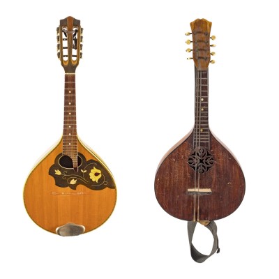 Auktion 160<br>ZWEI FLACHMANDOLINEN