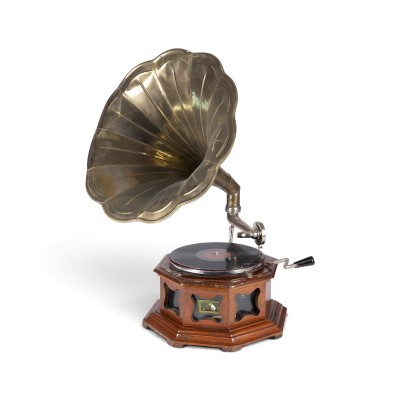 Auktion 160<br>TRICHTER GRAMMOPHON 'HIS MASTER'S VOICE'