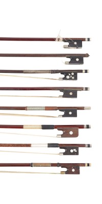 Auktion 160<br>KONVOLUT VON ACHT BÖGEN (VIOLIN- UND CELLOBOGEN)