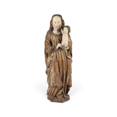 Bild SPÄTGOTISCHE MADONNA MIT CHRISTUSKIND