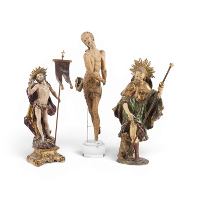 Bild KONVOLUT VON VIER SAKRALEN FIGUREN