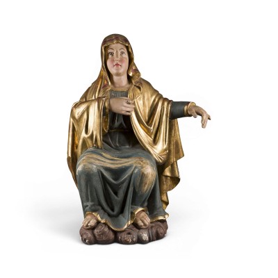 Auktion 160<br>'MATER DOLOROSA' ALS SCHMERZENSMUTTER MIT KONSOLE