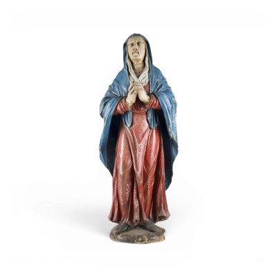 Bild GROSSE TRAUERNDE MARIA AUS EINER KREUZIGUNGSGRUPPE (MATER DOLOROSA)
