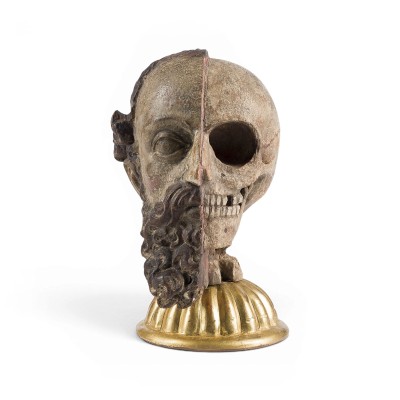 Bild MEMENTO MORI KOPF UND TOTENSCHÄDEL