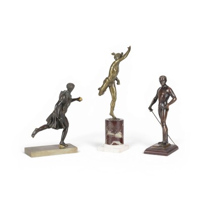 Bild KONVOLUT VON DREI BRONZEFIGUREN