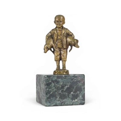 Auction 160<br>'KNABE MIT ZWEI FERKELN'
