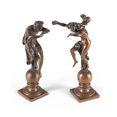 Bild FIGURENPAAR: 'BACCHANT MIT FAUN' UND 'NYMPHE'
